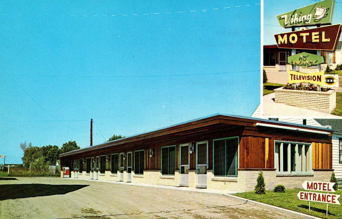 Viking Motel (Imperial Motor Inn) - Vintage Postcard (newer photo)